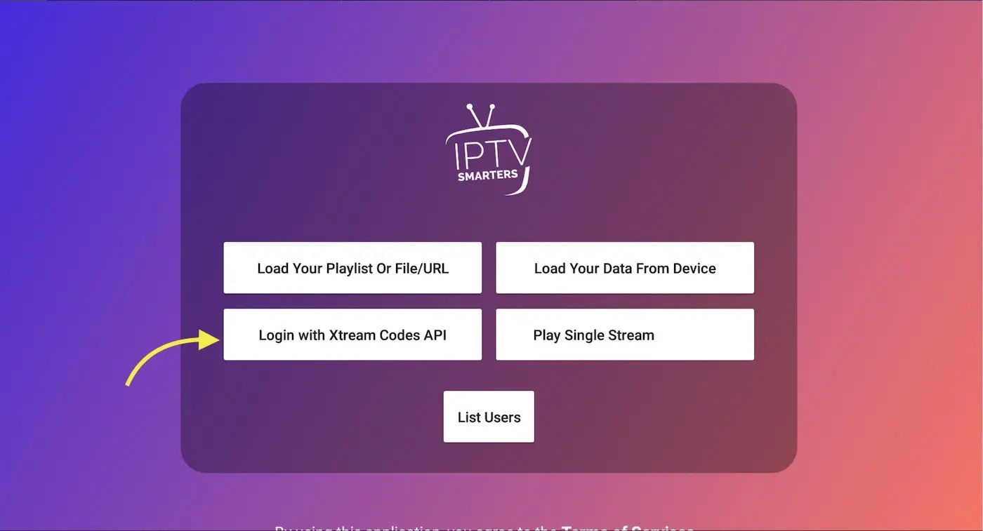 IPTV smarters pro installation step 1